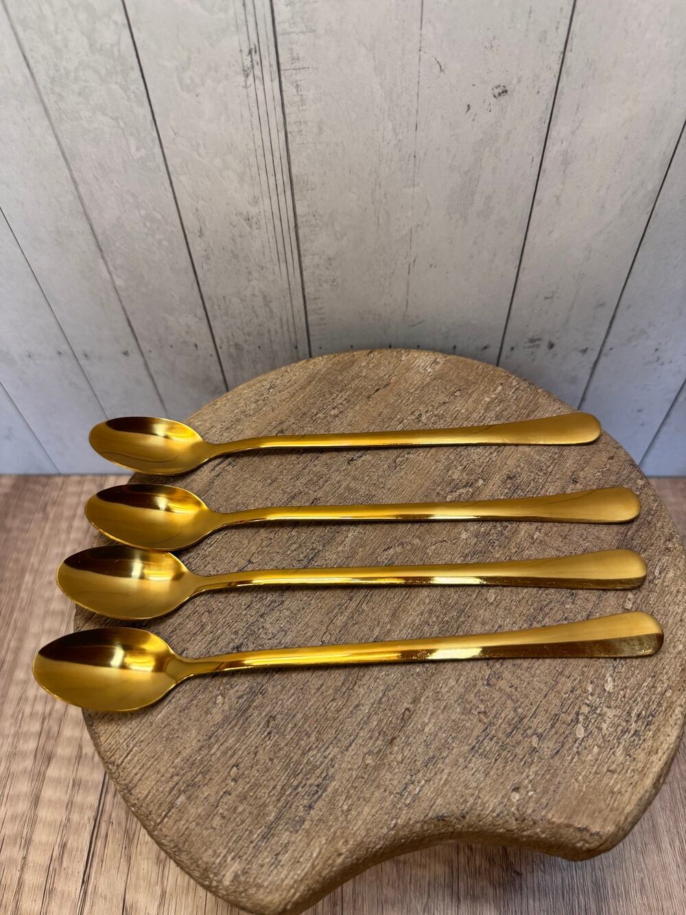 Set of 4 Spoons Afternoon Tea Fancy Spoons Flower Spoon Set
